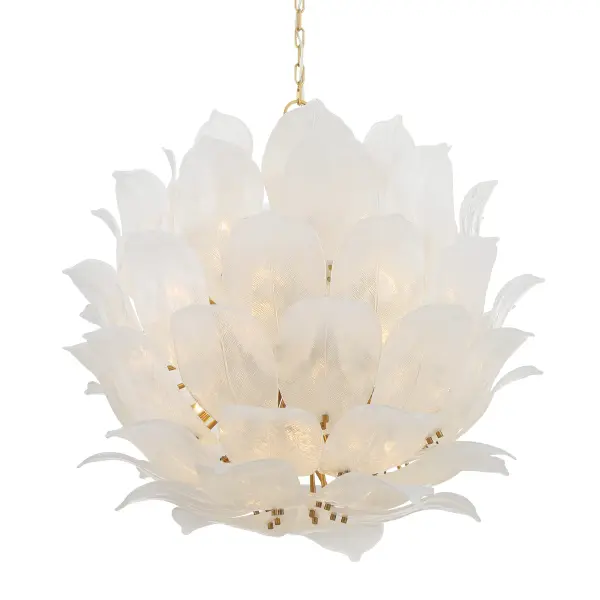 Orchid 35.5" 24-Light Pendant in Legacy Brass - Image 1