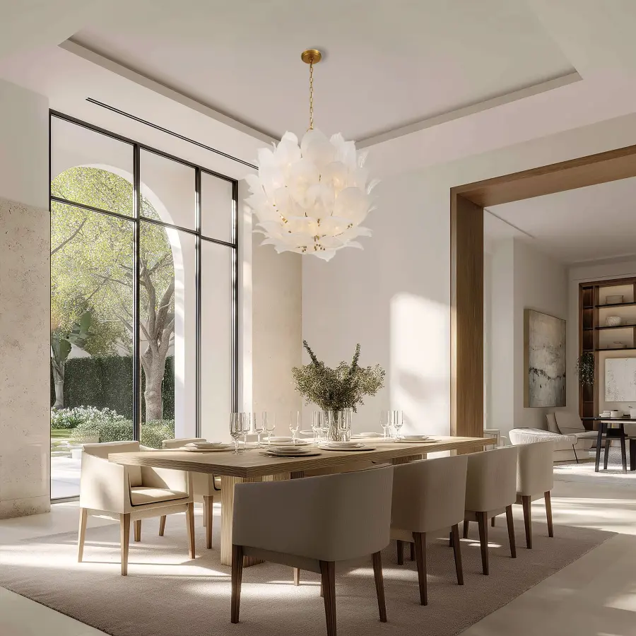Orchid 35.5" 24-Light Pendant in Legacy Brass - Image 4