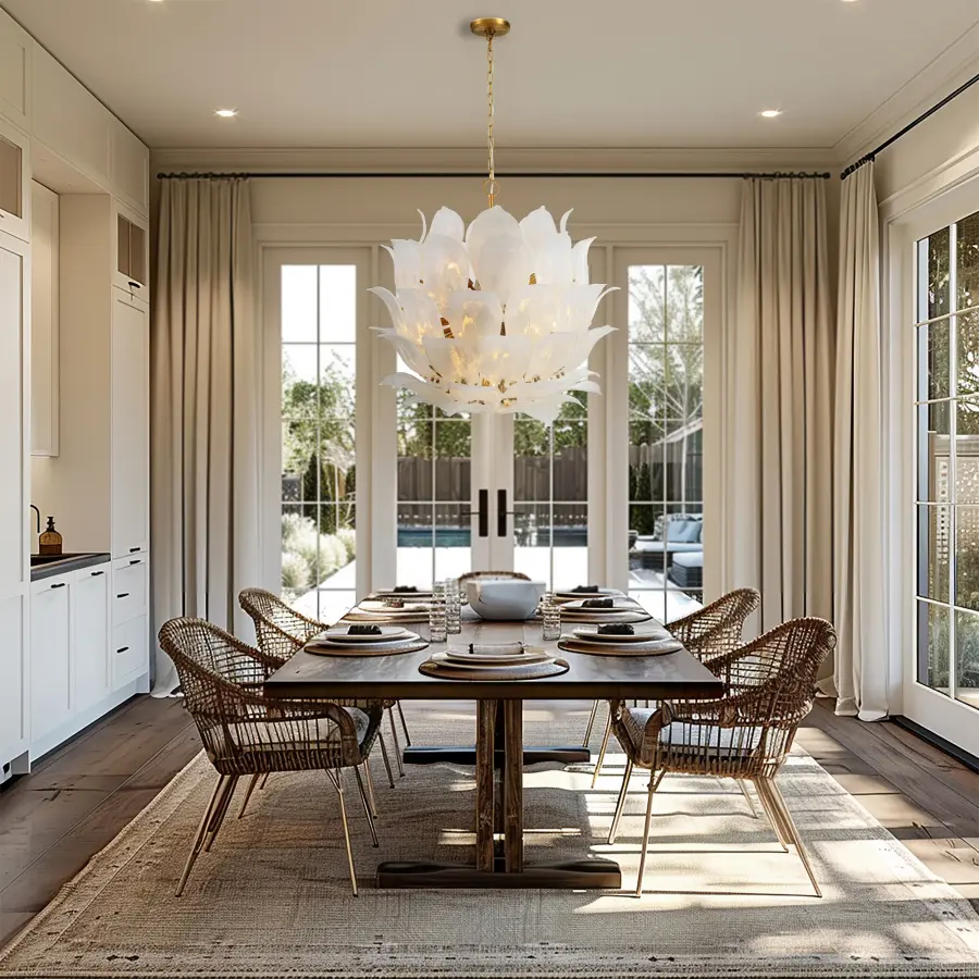 Orchid 35.5" 24-Light Pendant in Legacy Brass - Image 6