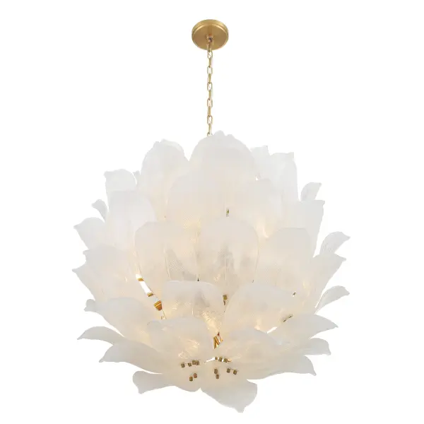 Orchid 35.5" 24-Light Pendant in Legacy Brass - Image 8