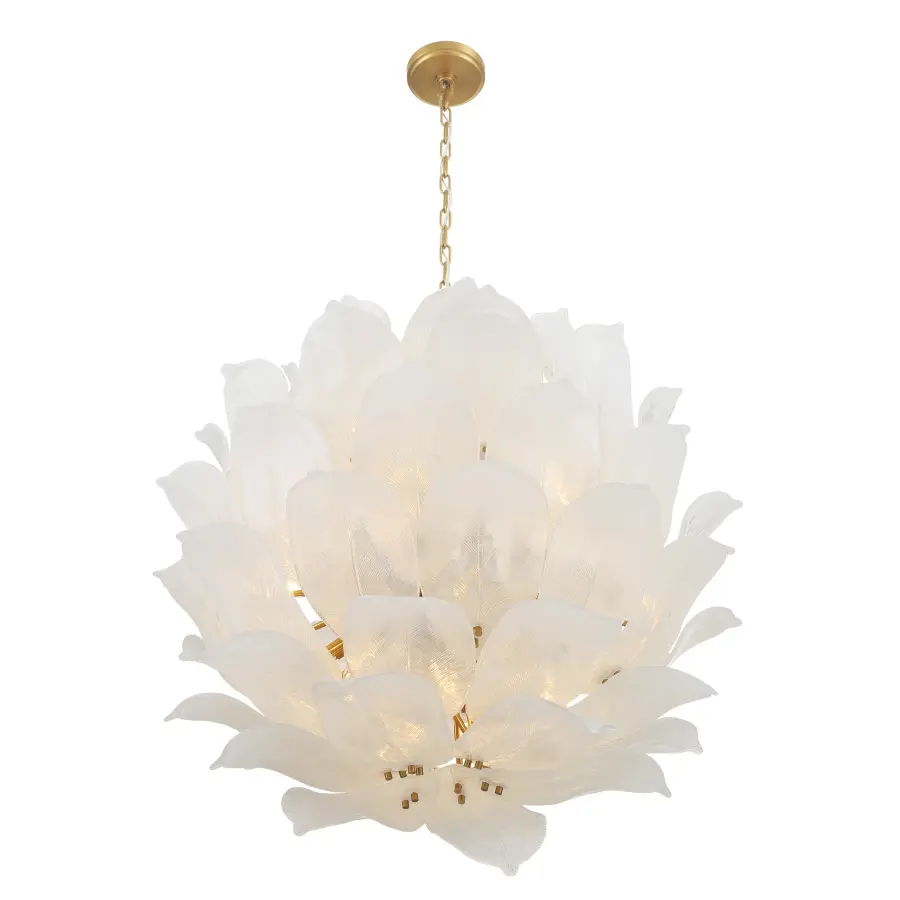 Orchid 35.5" 24-Light Pendant in Legacy Brass - Image 8