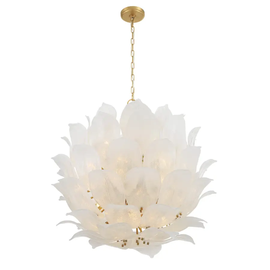 Orchid 35.5" 24-Light Pendant in Legacy Brass - Image 9