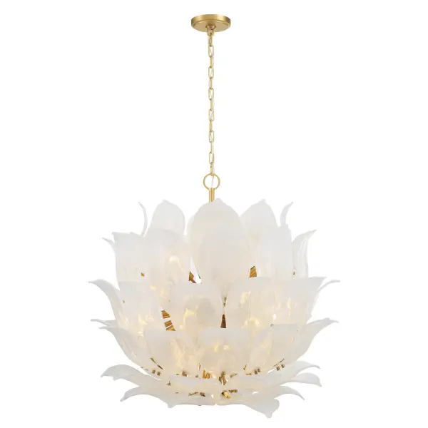 Orchid 35.5" 24-Light Pendant in Legacy Brass - Image 10