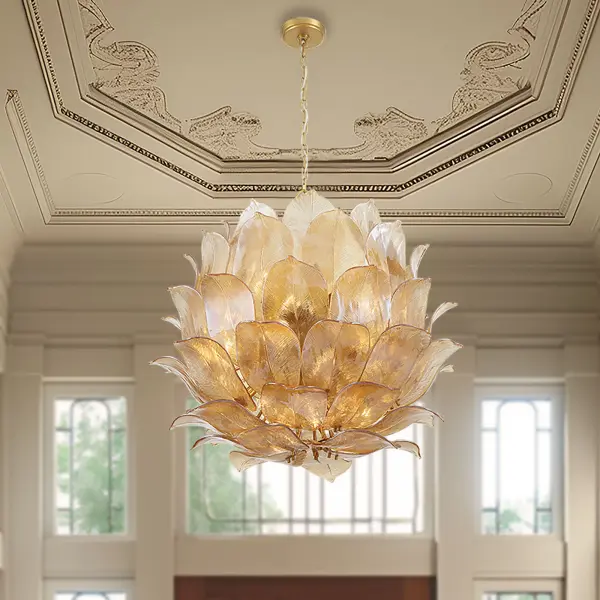 Orchid 35.5" 24-Light Pendant in Legacy Brass - Image 4