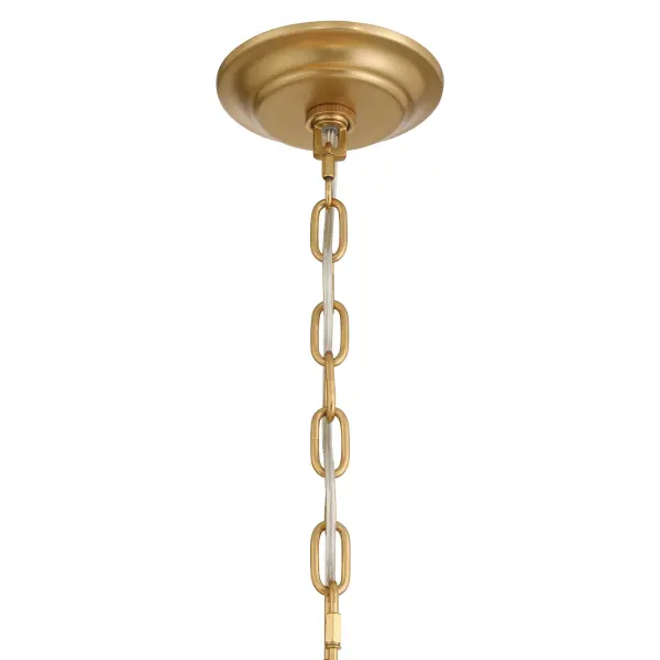 Bloome 29" 6-Light Chandelier in Legacy Brass - Image 7