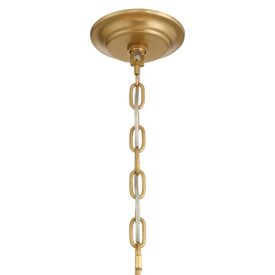 Bloome 29" 6-Light Chandelier in Legacy Brass - Image 7