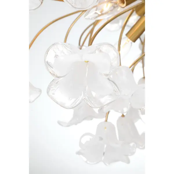 Bloome 29" 6-Light Chandelier in Legacy Brass - Image 8