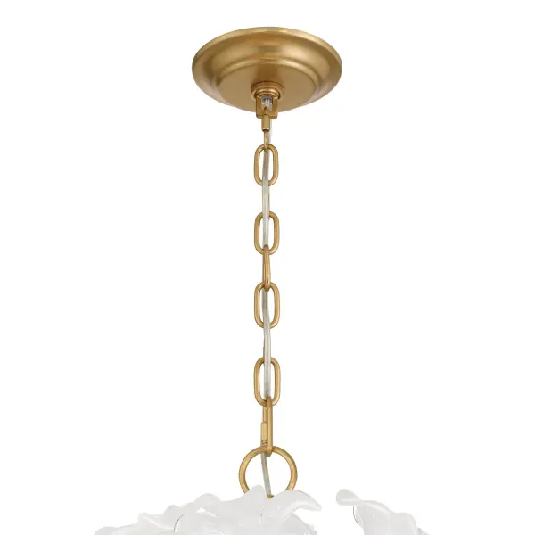Bloome 22" 8-Light Pendant in Legacy Brass - Image 5