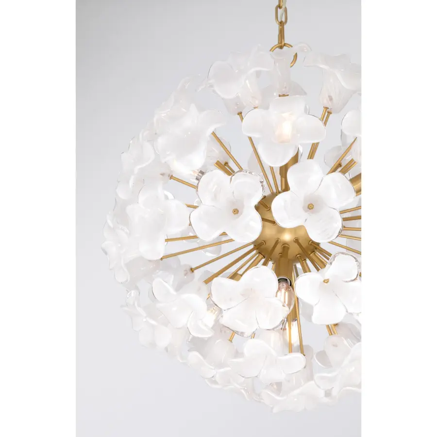 Bloome 22" 8-Light Pendant in Legacy Brass - Image 6