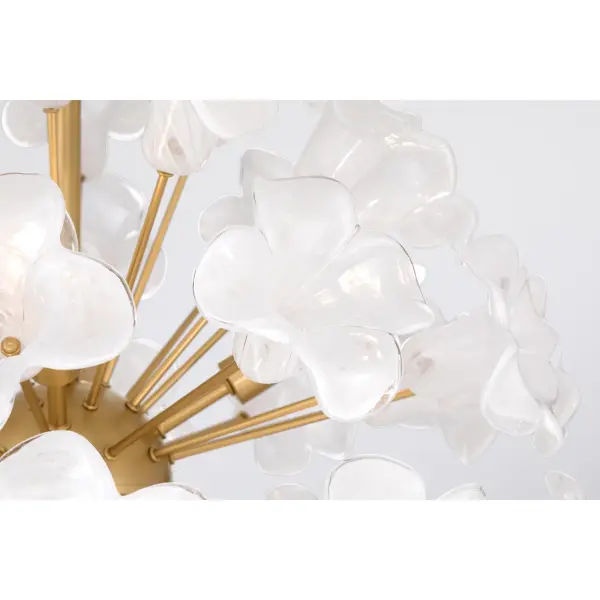 Bloome 22" 8-Light Pendant in Legacy Brass - Image 7