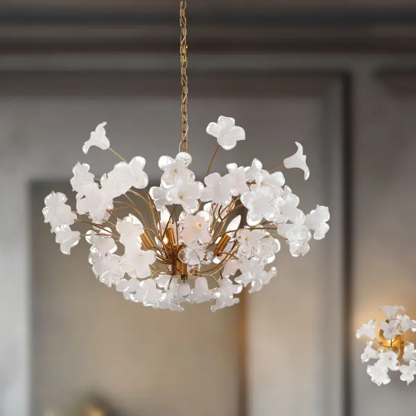 Bloome 36.5" 8-Light Chandelier in Legacy Brass - Image 5
