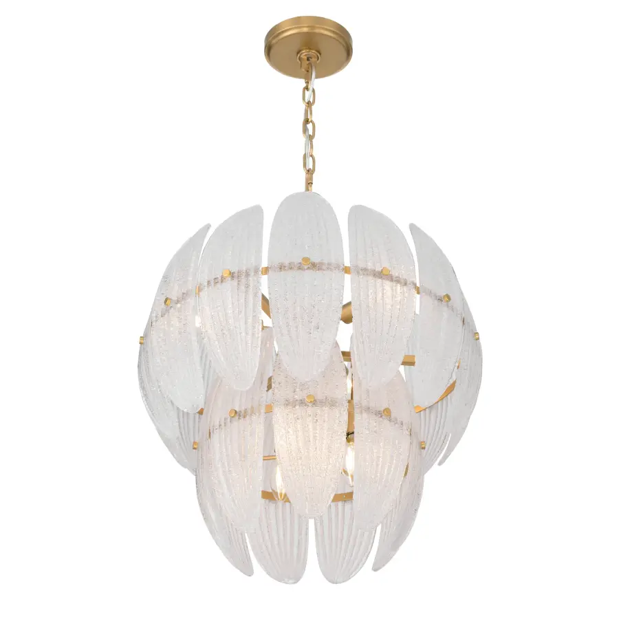 Marclaire 6-Light Pendant in Legacy Brass - Image 8