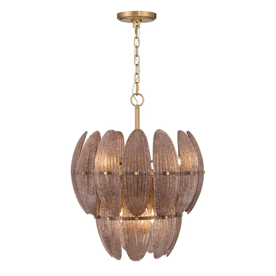 Marclaire 6-Light Pendant in Legacy Brass - Image 1