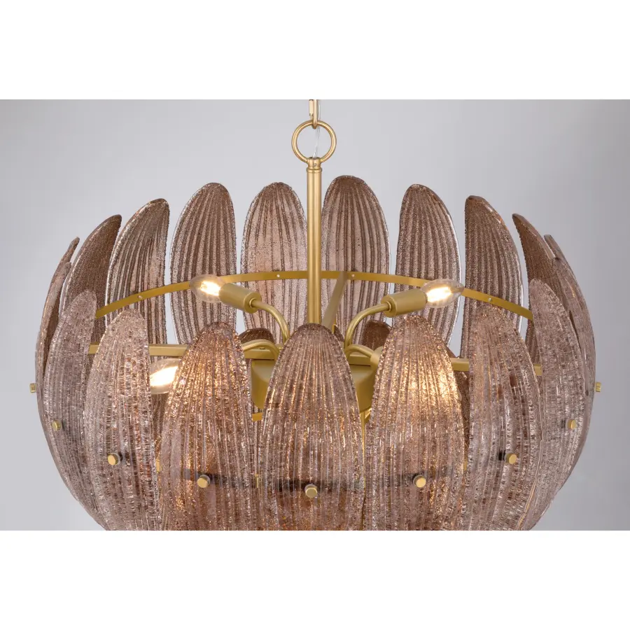 Marclaire 26.5" 11-Light Pendant in Legacy Brass - Image 6
