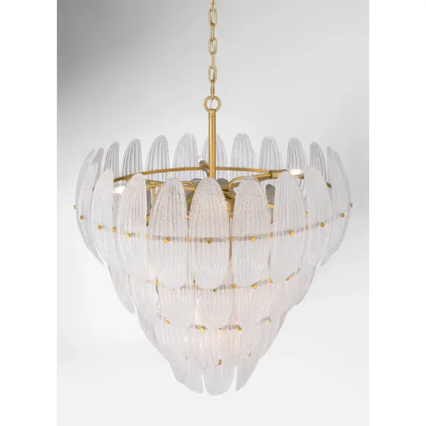 Marclaire 32.75" 15-Light Pendant in Legacy Brass - Image 5