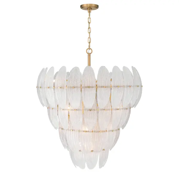 Marclaire 32.75" 15-Light Pendant in Legacy Brass - Image 8