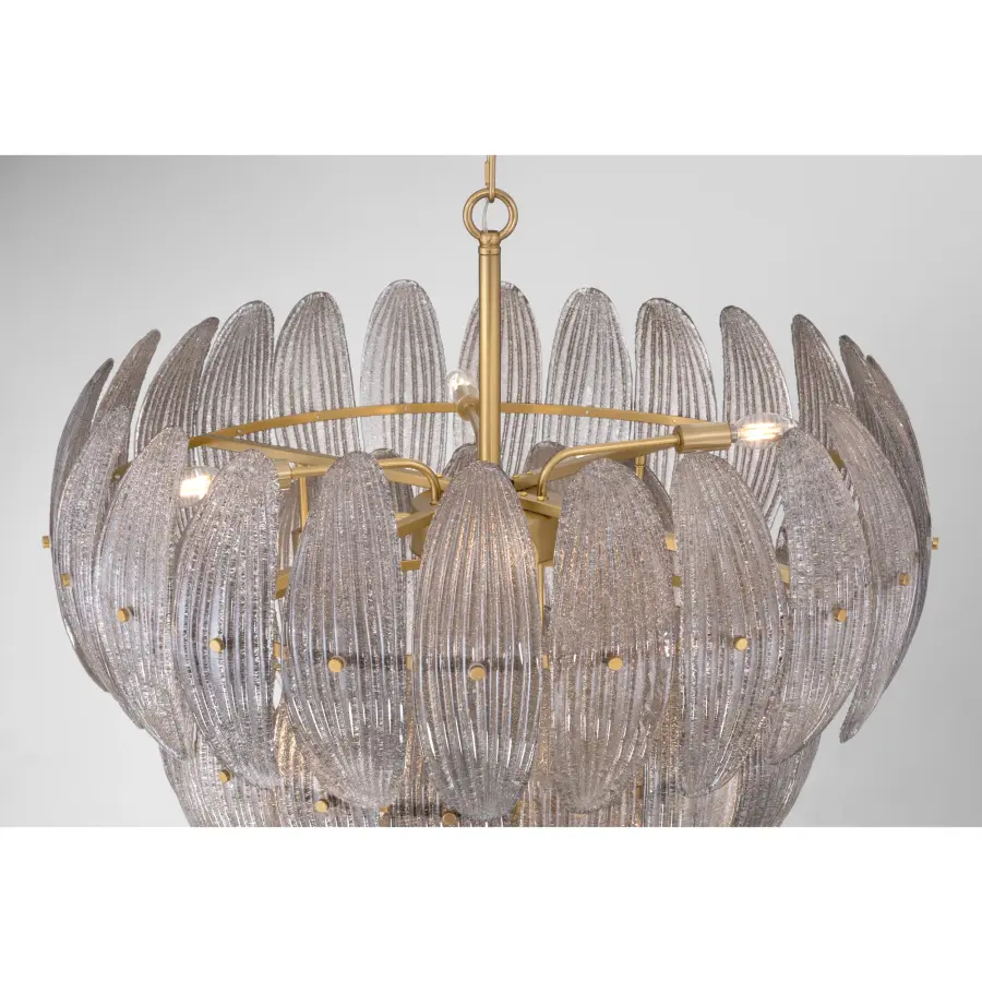 Marclaire 32.75" 15-Light Pendant in Legacy Brass - Image 4