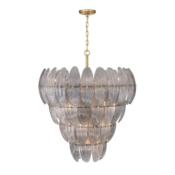 Marclaire 32.75" 15-Light Pendant in Legacy Brass - Image 8