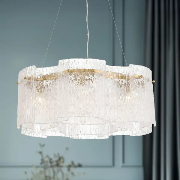Brookstreet 29.5" 6-Light Pendant in Legacy Brass - Image 4