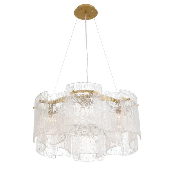 Brookstreet 29.5" 6-Light Pendant in Legacy Brass - Image 8