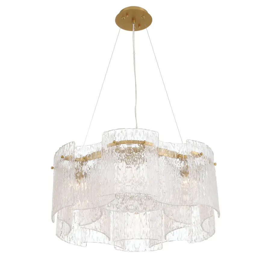 Brookstreet 29.5" 6-Light Pendant in Legacy Brass - Image 8