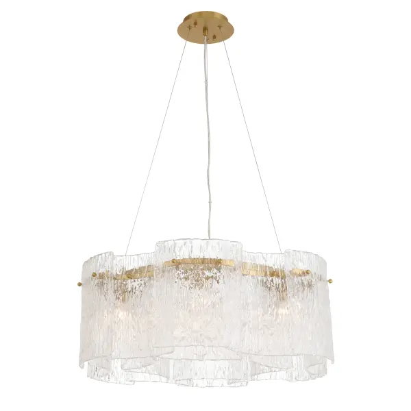 Brookstreet 29.5" 6-Light Pendant in Legacy Brass - Image 9