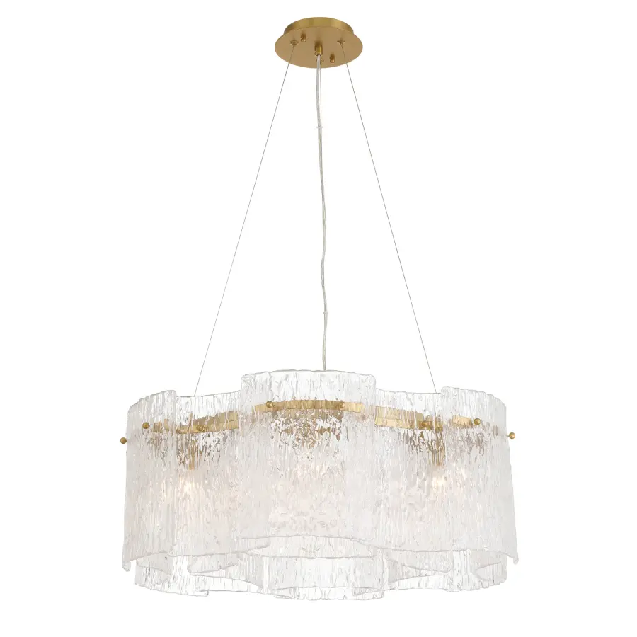 Brookstreet 29.5" 6-Light Pendant in Legacy Brass - Image 9