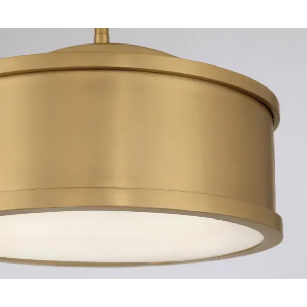 Wynn 12" 2-Light Semi-Flush Mount in Legacy Brass - Image 5
