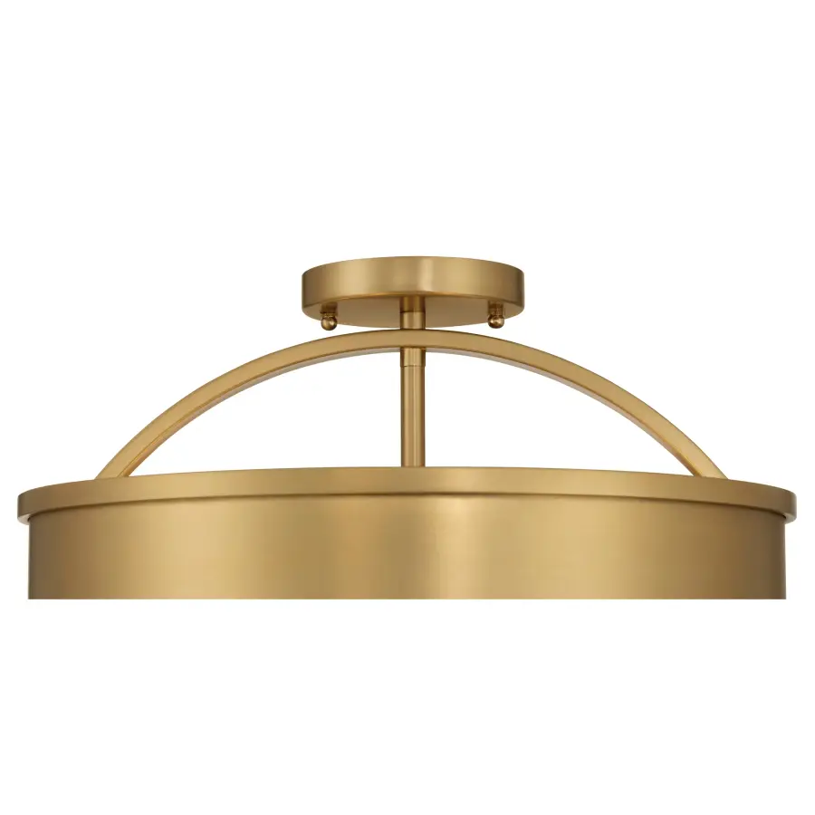 Wynn 16" 4-Light Semi-Flush Mount in Legacy Brass - Image 6