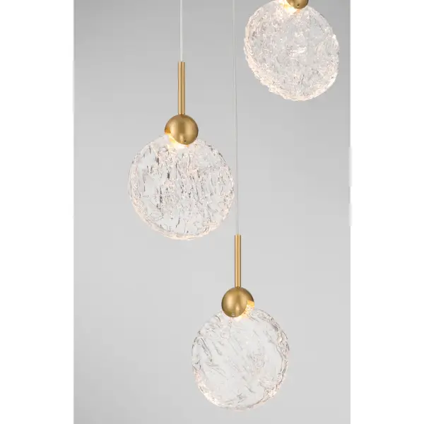Briselle 10" LED Pendant in Legacy Brass - Image 6
