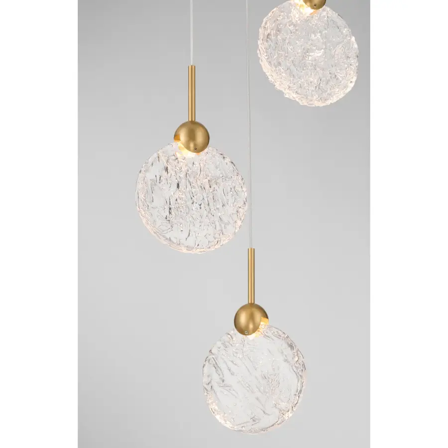 Briselle 10" LED Pendant in Legacy Brass - Image 6