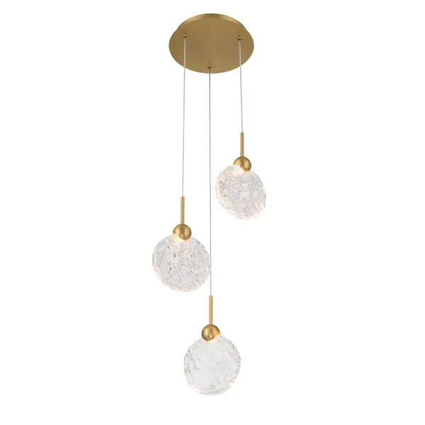 Briselle 10" LED Pendant in Legacy Brass - Image 7