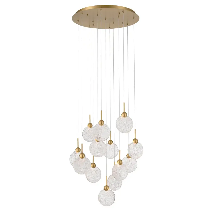 Briselle 24" LED Pendant in Legacy Brass - Image 1