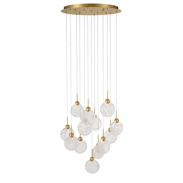 Briselle 24" LED Pendant in Legacy Brass - Image 11