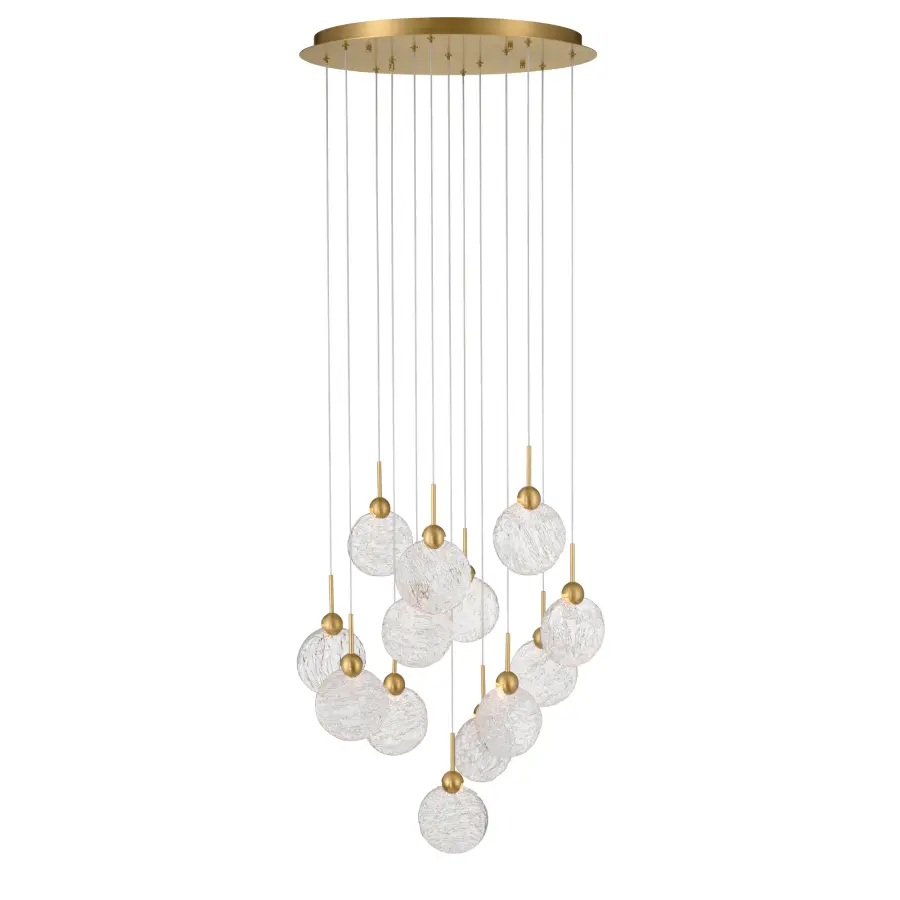 Briselle 24" LED Pendant in Legacy Brass - Image 11