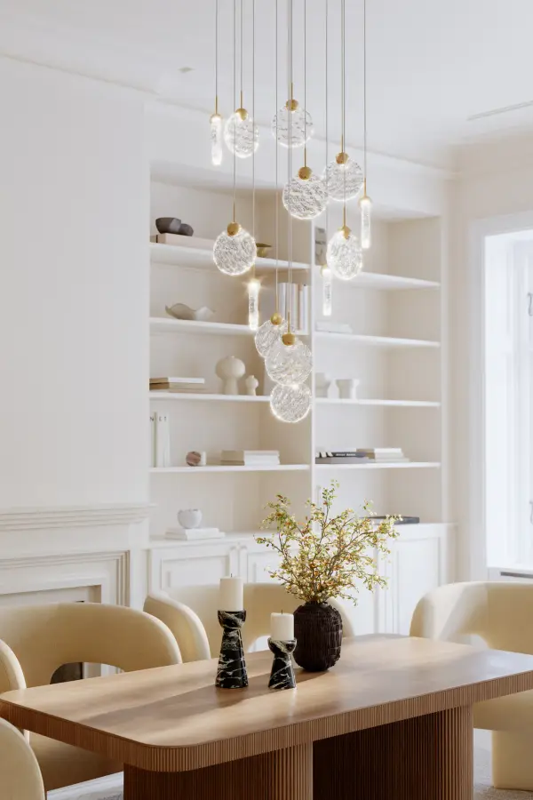 Briselle 24" LED Pendant in Legacy Brass - Image 4