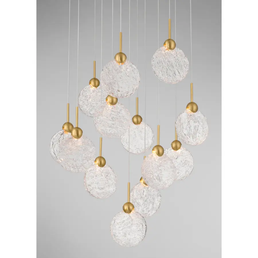 Briselle 24" LED Pendant in Legacy Brass - Image 5