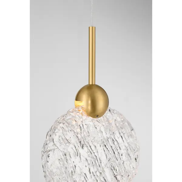 Briselle 24" LED Pendant in Legacy Brass - Image 7