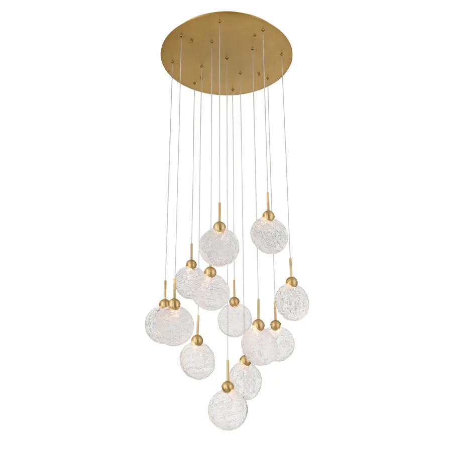 Briselle 24" LED Pendant in Legacy Brass - Image 9