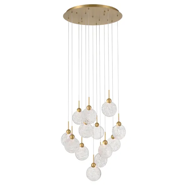 Briselle 24" LED Pendant in Legacy Brass - Image 10
