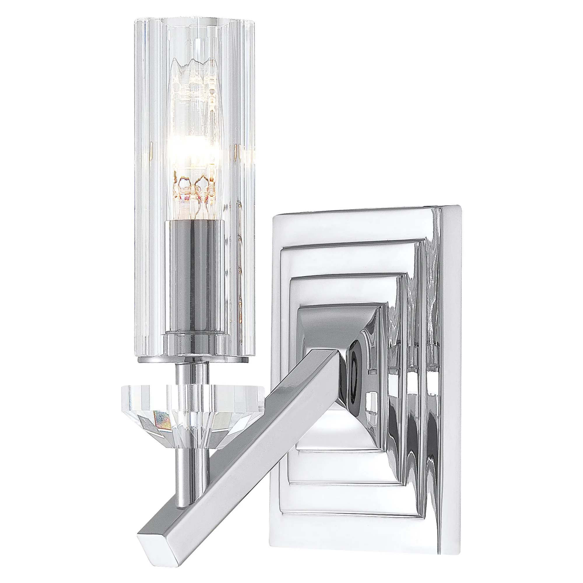 Fusano 1-Light Wall Sconce in Polished Nickel