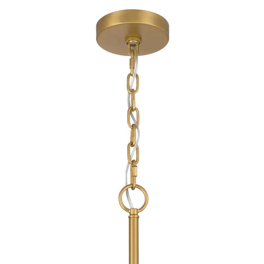 Glassara 23" 6-Light Pendant in Legacy Brass - Image 5