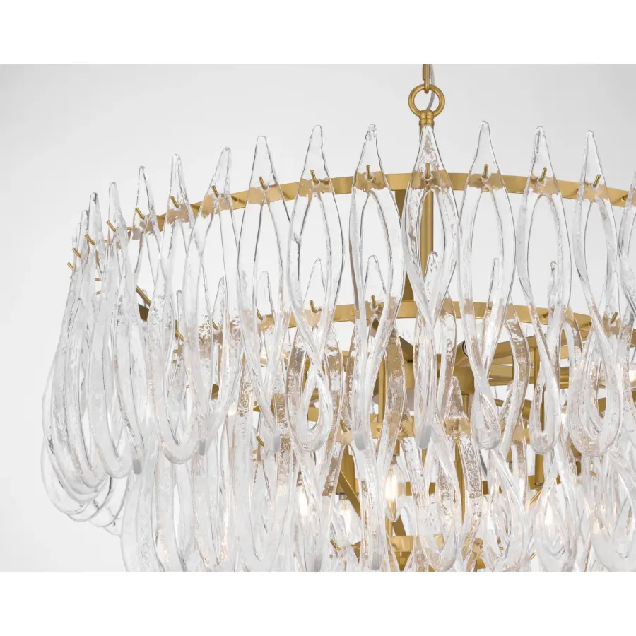 Glassara 39.75" 15-Light Pendant in Legacy Brass - Image 5