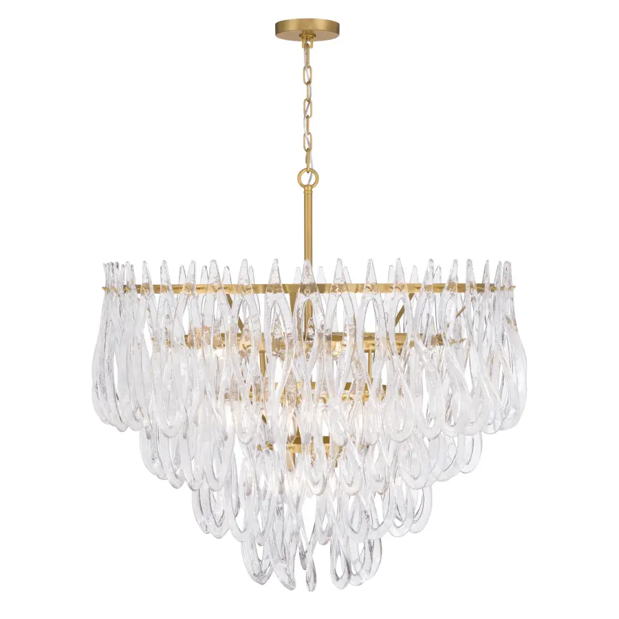 Glassara 39.75" 15-Light Pendant in Legacy Brass - Image 8