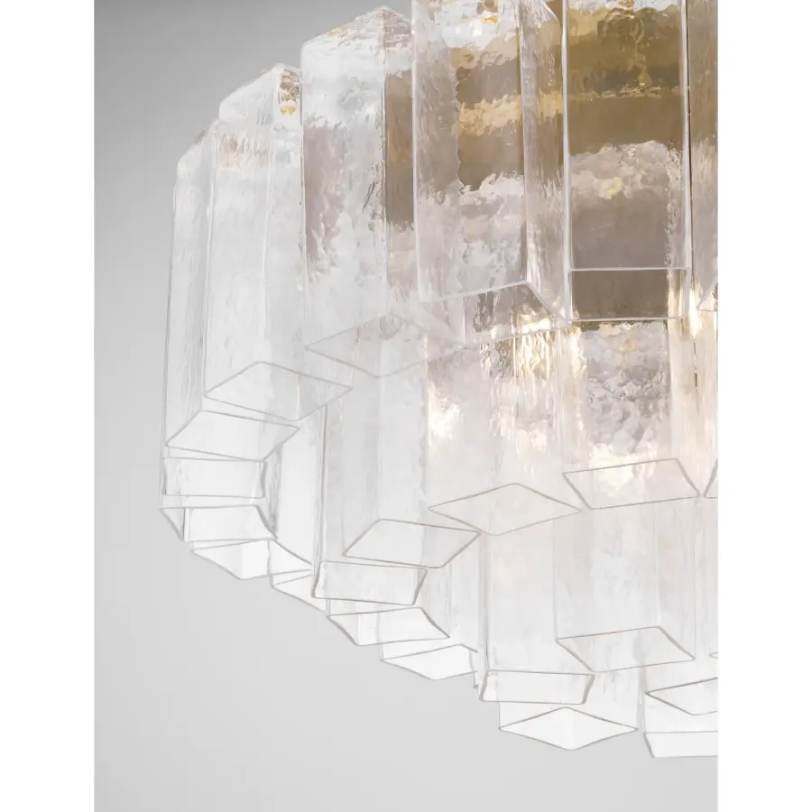 Torvento 28" 7-Light Flush Mount in Legacy Brass - Image 6