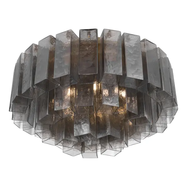 Torvento 28" 7-Light Flush Mount in Legacy Brass - Image 7