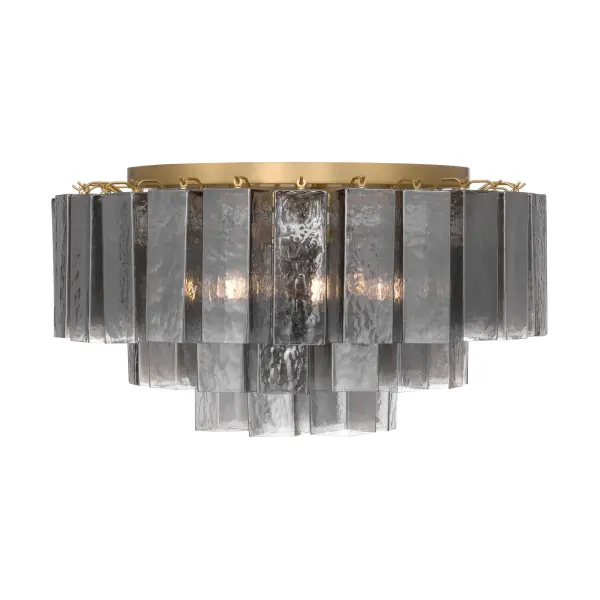 Torvento 28" 7-Light Flush Mount in Legacy Brass - Image 9