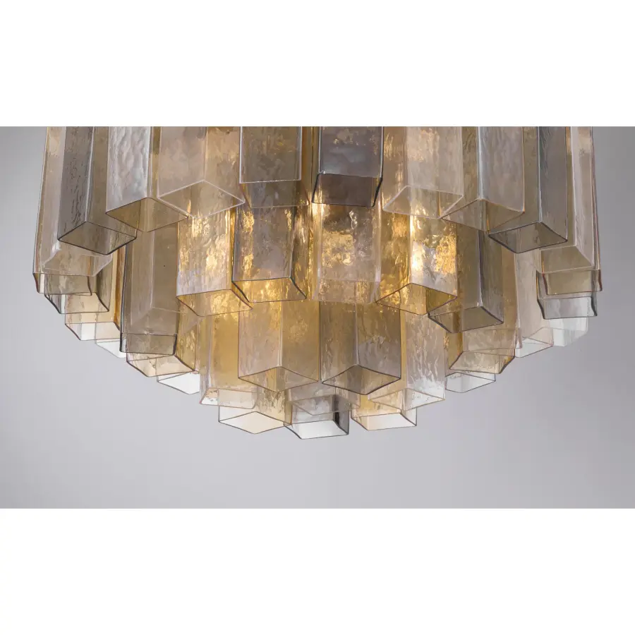 Torvento 28" 7-Light Flush Mount in Legacy Brass - Image 5