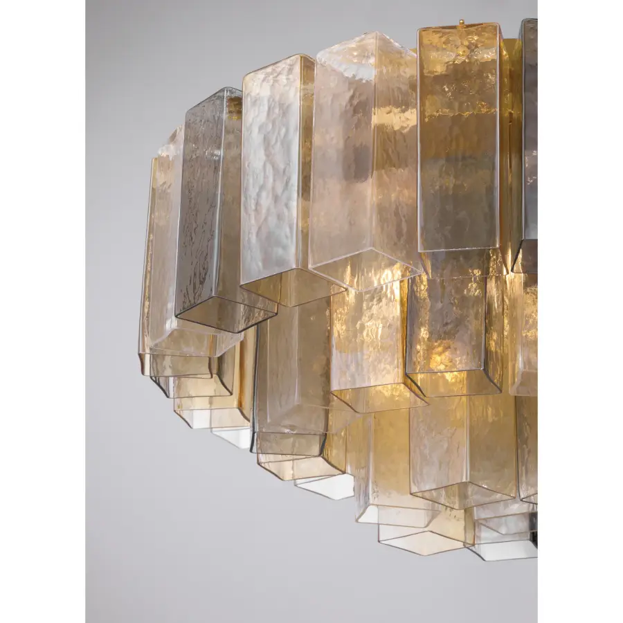 Torvento 28" 7-Light Flush Mount in Legacy Brass - Image 6
