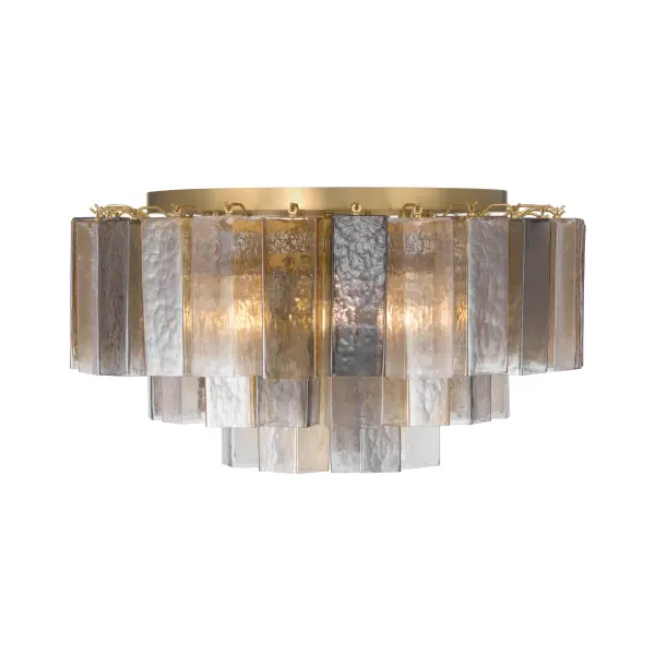 Torvento 28" 7-Light Flush Mount in Legacy Brass - Image 9